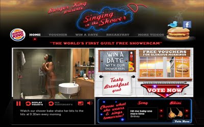 singing in the shower