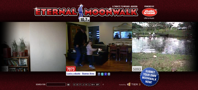 向MJ致敬的Eternal Moonwalk 活動